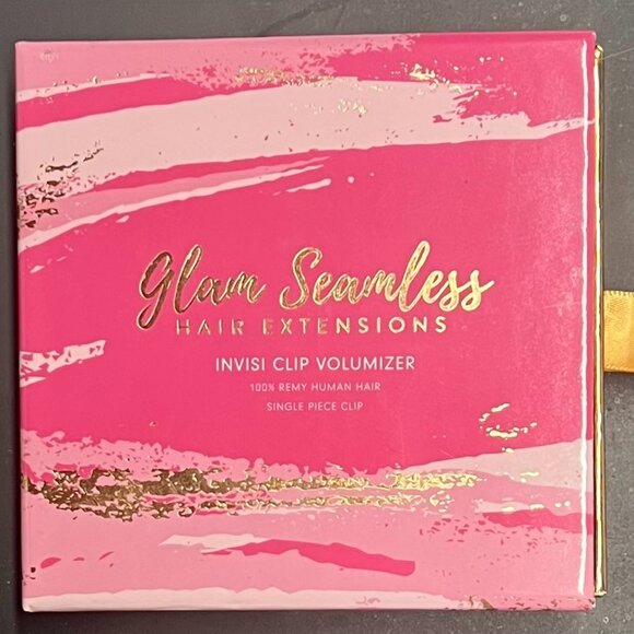 NWTGlam Seamless Hair Extensions Invisi Clip Volumizer 3 Boxes 20" Golden Blonde - Picture 1 of 4